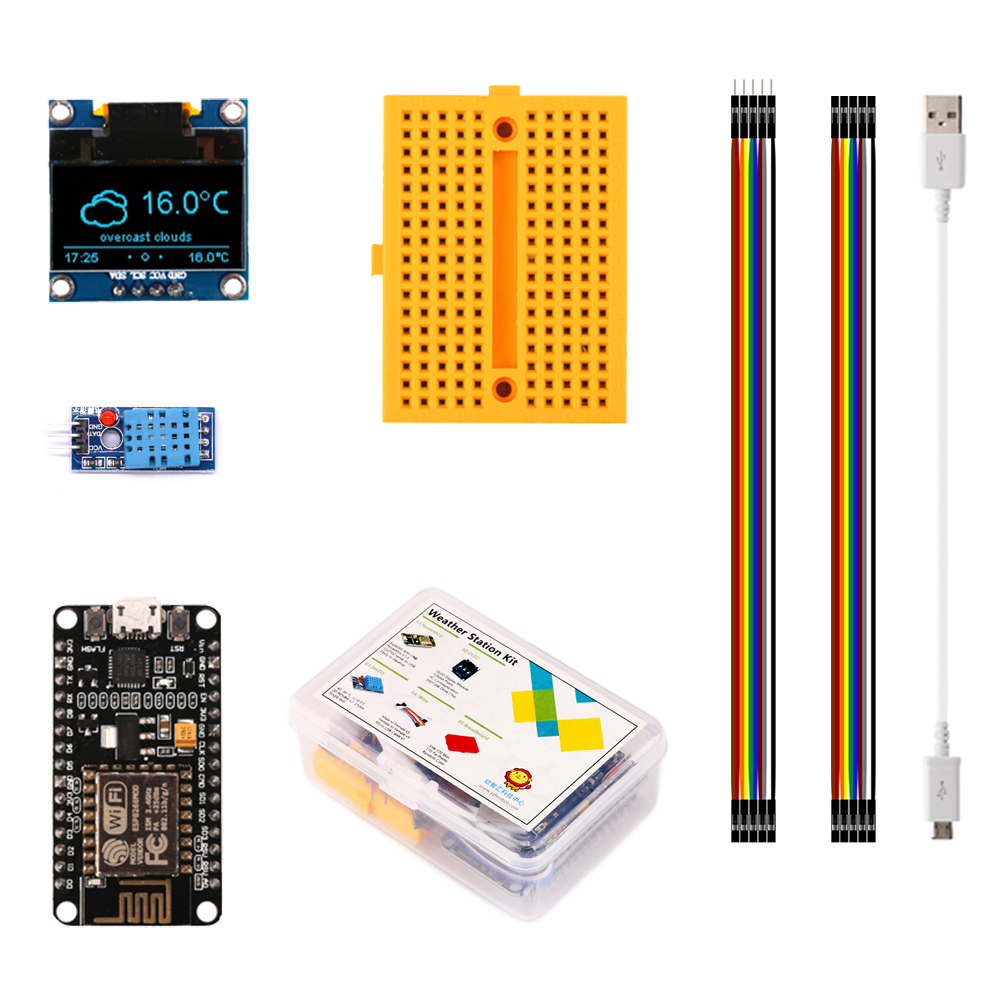 Oled Display 0.96 - ESP8266 Trạm Thời Tiết DIY Bộ