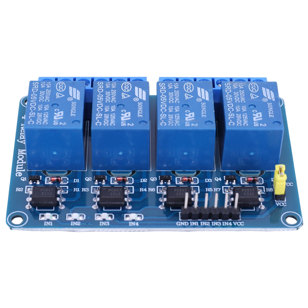 5V 12V 4 Channel Relay Board w - đánh giá và giá Relay Module 4 Channel