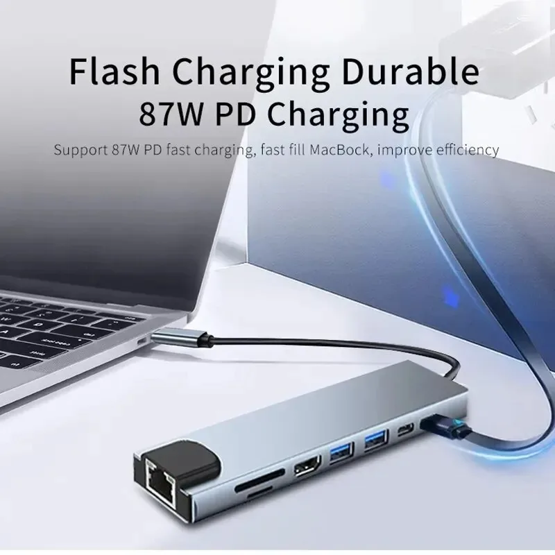 USB C Hub 3/7/8/11in1 7in2 Typ - đánh giá và giá Sd Card Module