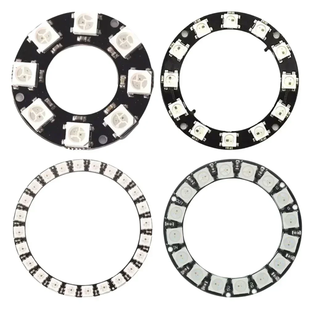 5V LEDs Ring Individual Addres - đánh giá và giá Neopixel