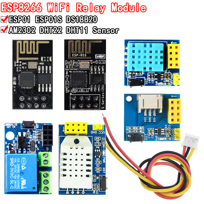 ESP8266 5V WiFi relay module D - đánh giá và giá Ds18B20