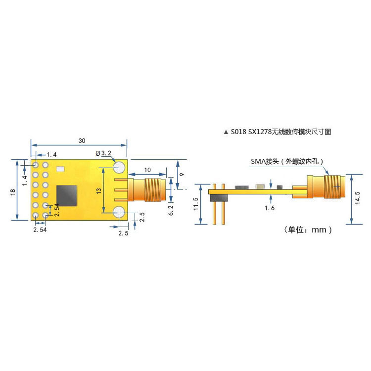 SX1278 Wireless Module 433MHz  - đánh giá và giá Lora Sx1278