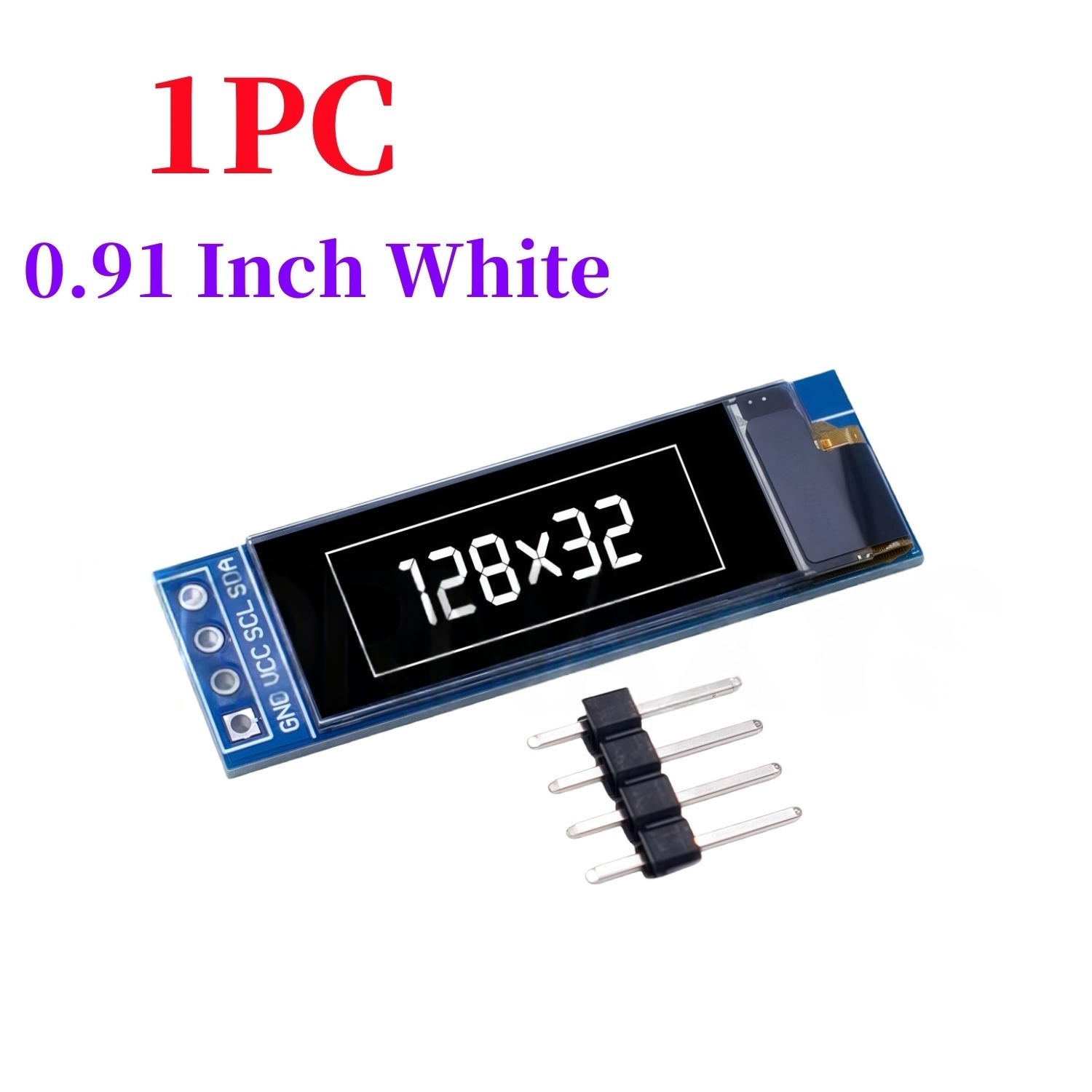 0.91 Inch 128x32 IIC I2C White - đánh giá và giá Ssd1306