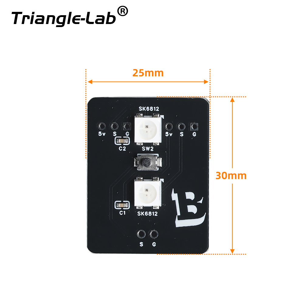 Trianglelab® Unwelded QuattroB - đánh giá và giá Neopixel