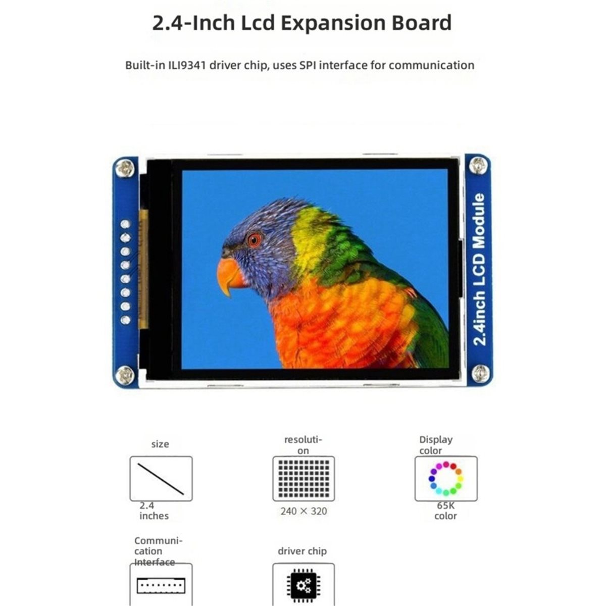 2.4inch LCD Display Module 240 - đánh giá và giá Ili9341