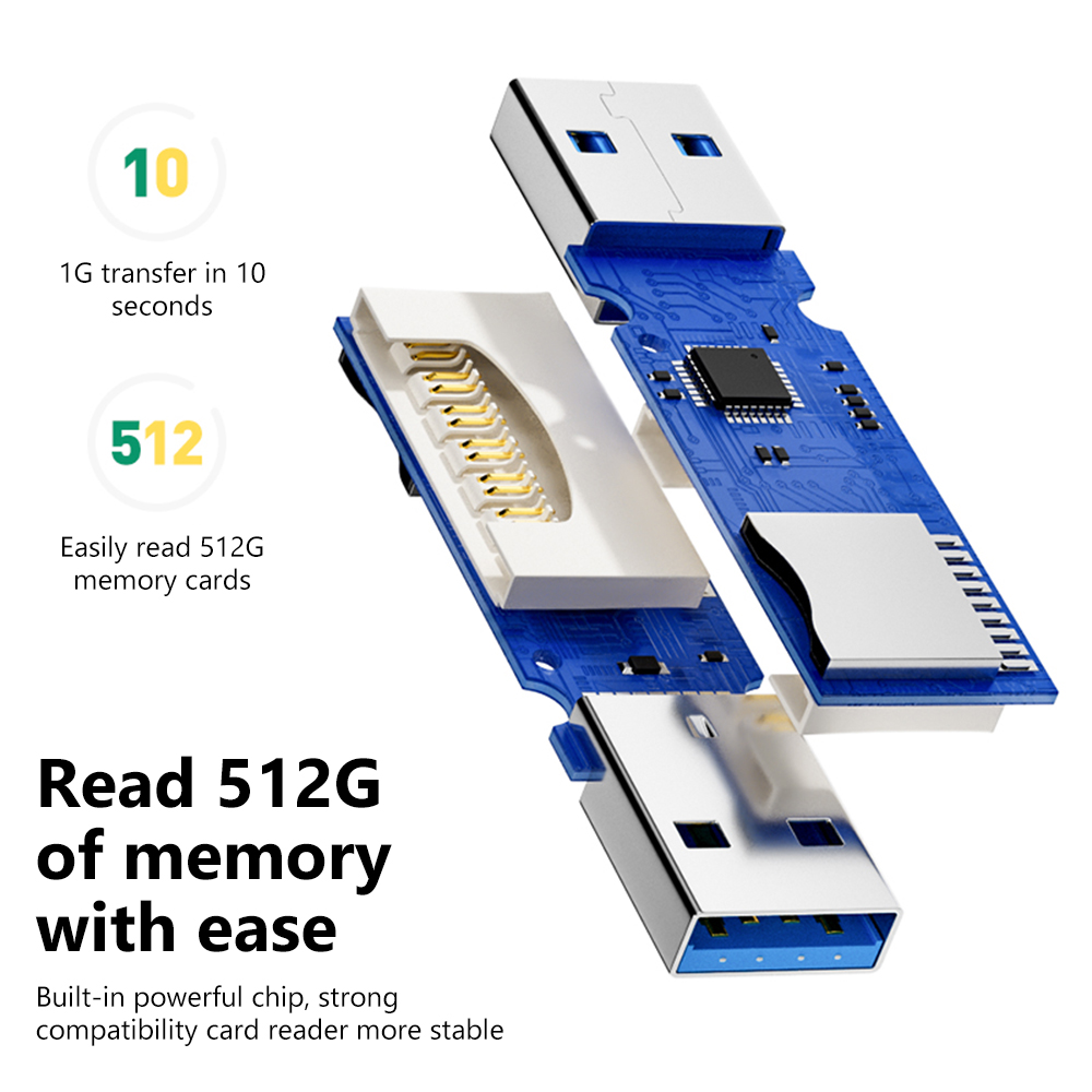 2 in 1 TF SD Card Reader USB 3 - đánh giá và giá Sd Card Module