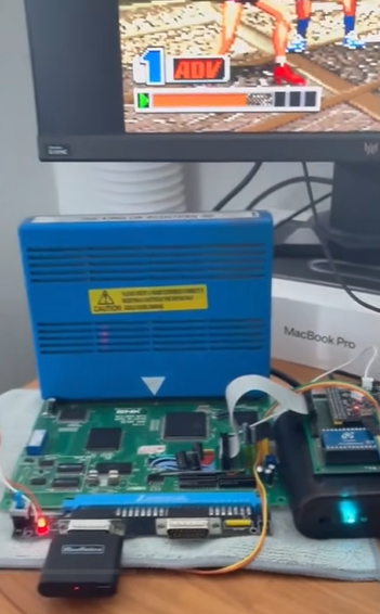 Neo Geo MV1C HDMI Mod Kit Digi - đánh giá và giá Neopixel