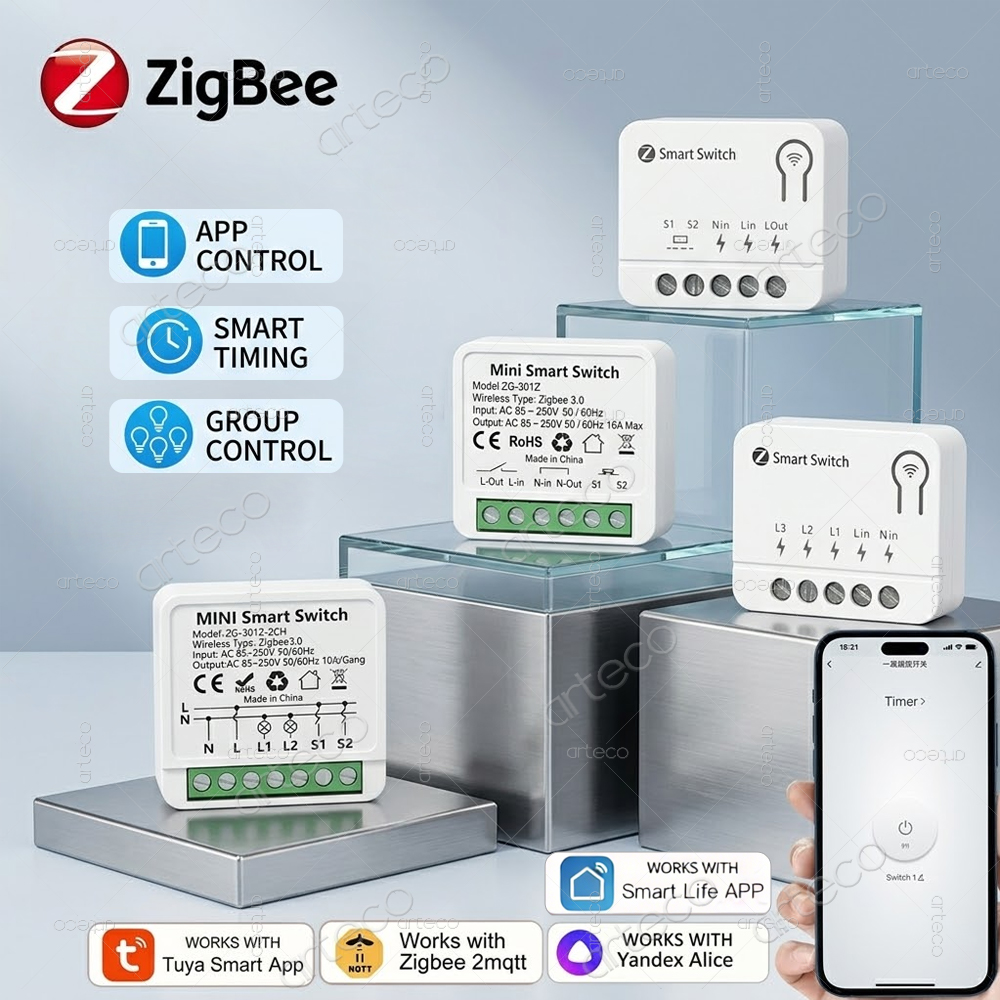 Tuya Zigbee Mini DIY Smart Swi - đánh giá và giá Relay Module 1 Channel