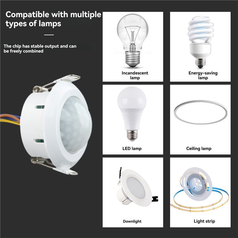 ABZL AC85-265V PIR Motion Sens - đánh giá và giá Pir Motion Sensor