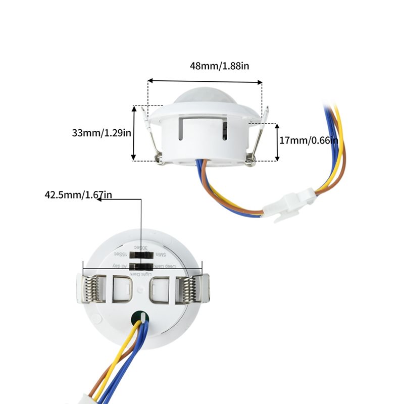 ABZL AC85-265V PIR Motion Sens - đánh giá và giá Pir Motion Sensor