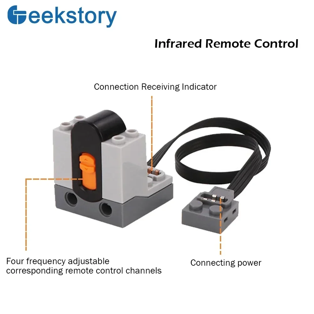 Technical MOC Power functions  - đánh giá và giá Ir Remote Module