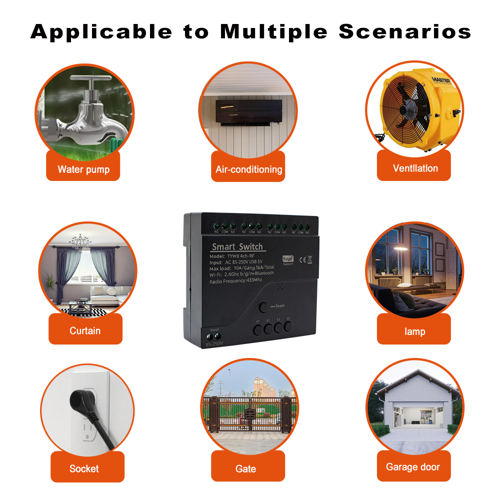 Mô-đun công tắc thông minh Wif - đánh giá và giá Relay Module 4 Channel