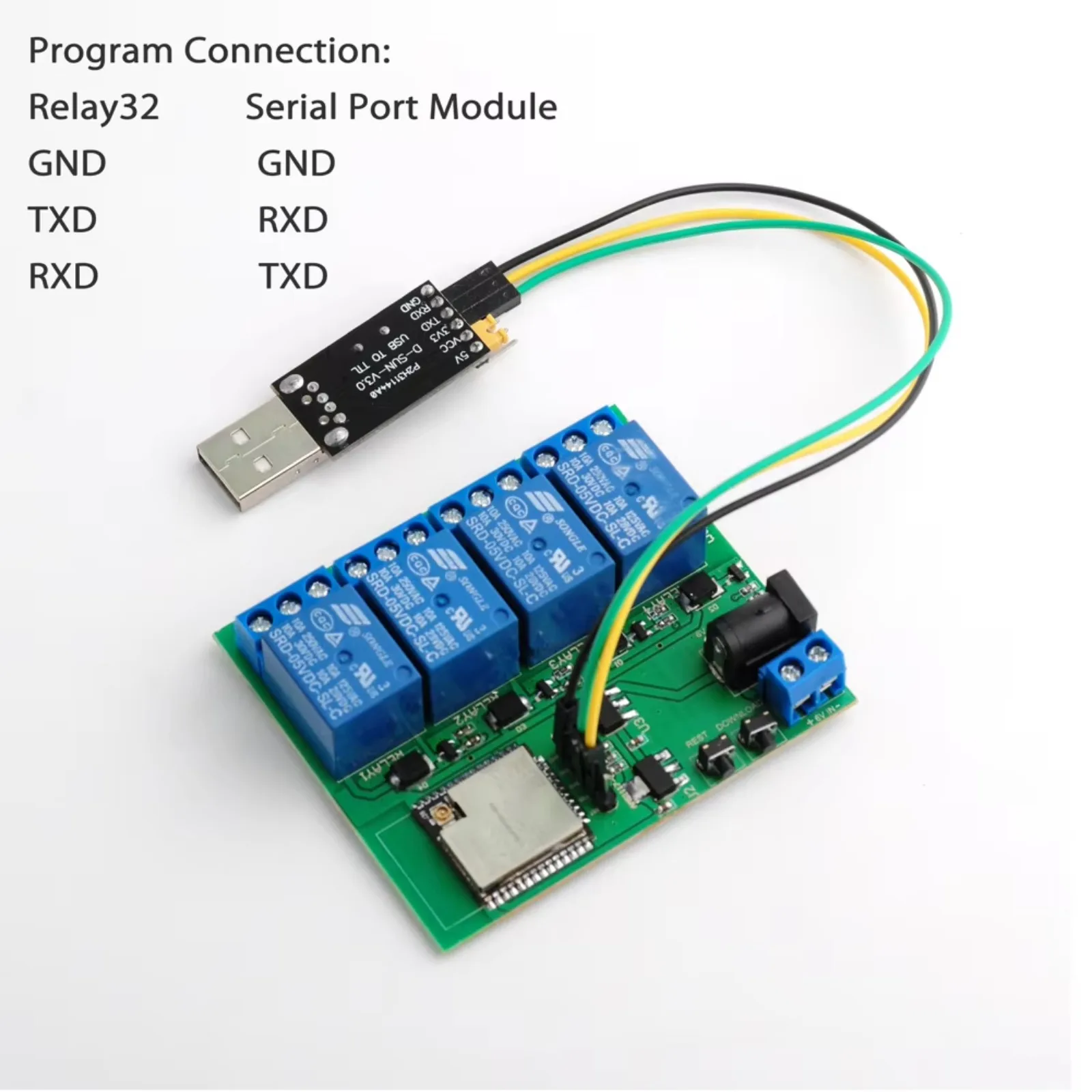 ESP32 4 Channel Wireless Relay - đánh giá và giá Relay Module 4 Channel