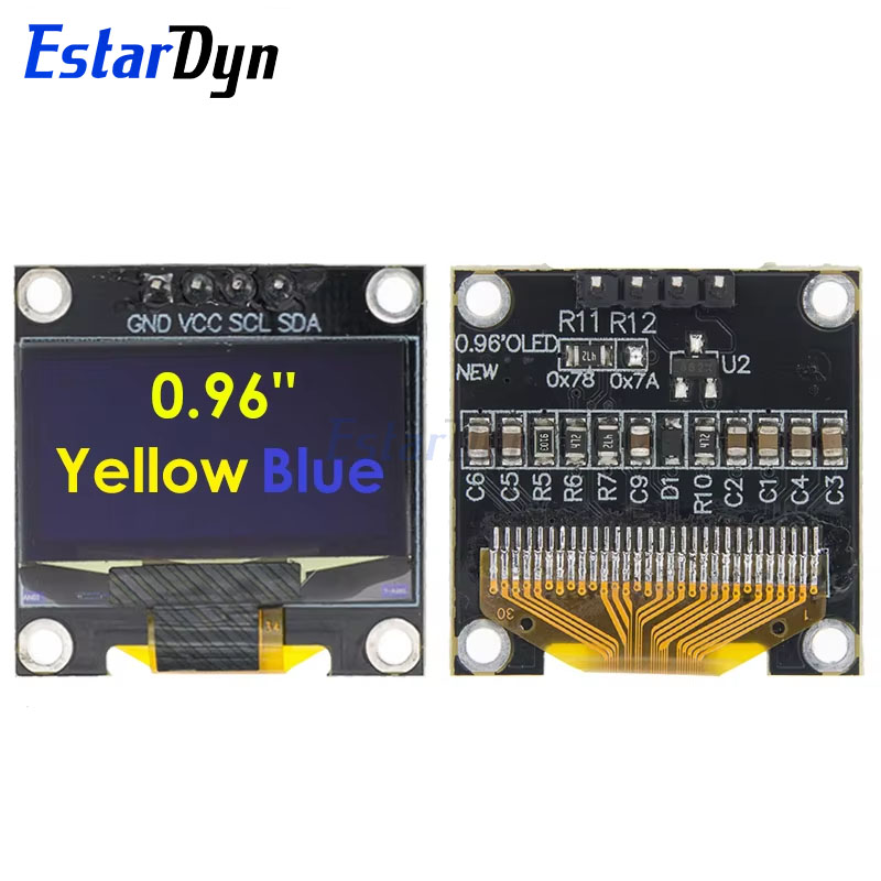 0.96 inch IIC SPI Serial 7/4Pi - đánh giá và giá Ssd1306