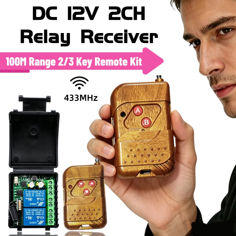433.92Mhz DC 9-30V 12V 24V10A  - đánh giá và giá Ir Remote Module