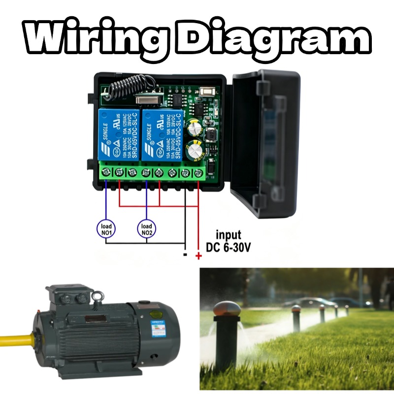 433.92Mhz DC 9-30V 12V 24V10A  - đánh giá và giá Ir Remote Module