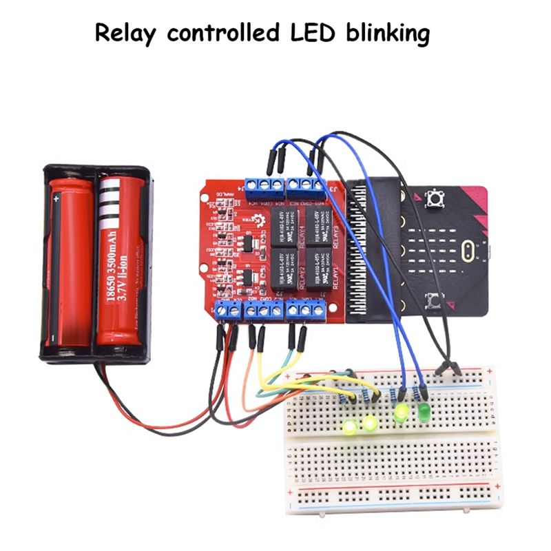 A64I Microbit 4 Channel Relay  - đánh giá và giá Relay Module 4 Channel