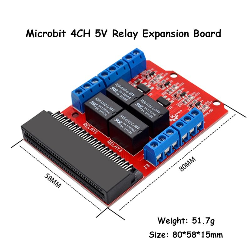 A64I Microbit 4 Channel Relay  - đánh giá và giá Relay Module 4 Channel