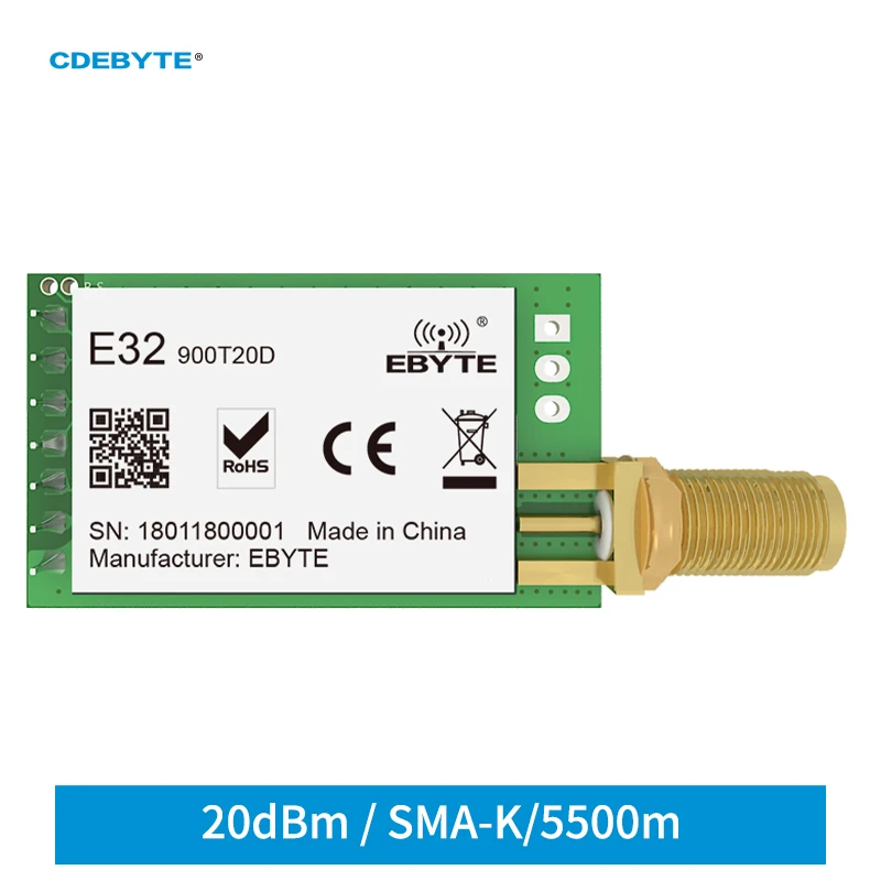 Ebyte E32-900T20D V8 LoRa 868M - đánh giá và giá Lora Sx1278