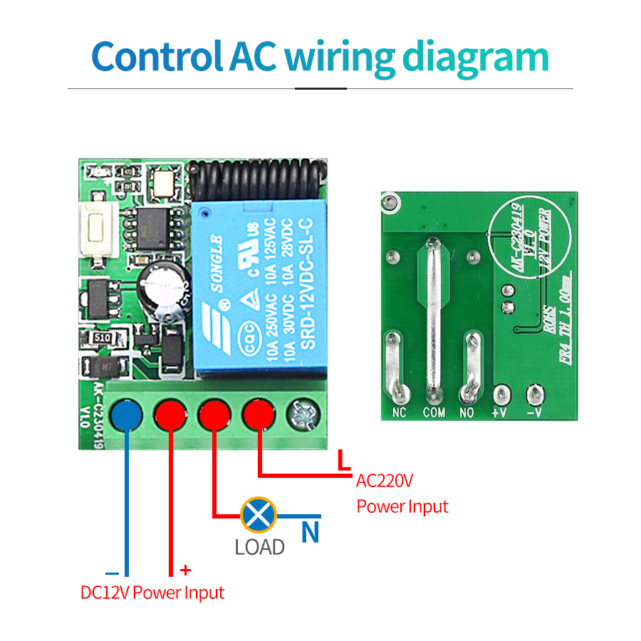 433MHz DIY Wireless Switch DC1 - đánh giá và giá Ir Remote Module