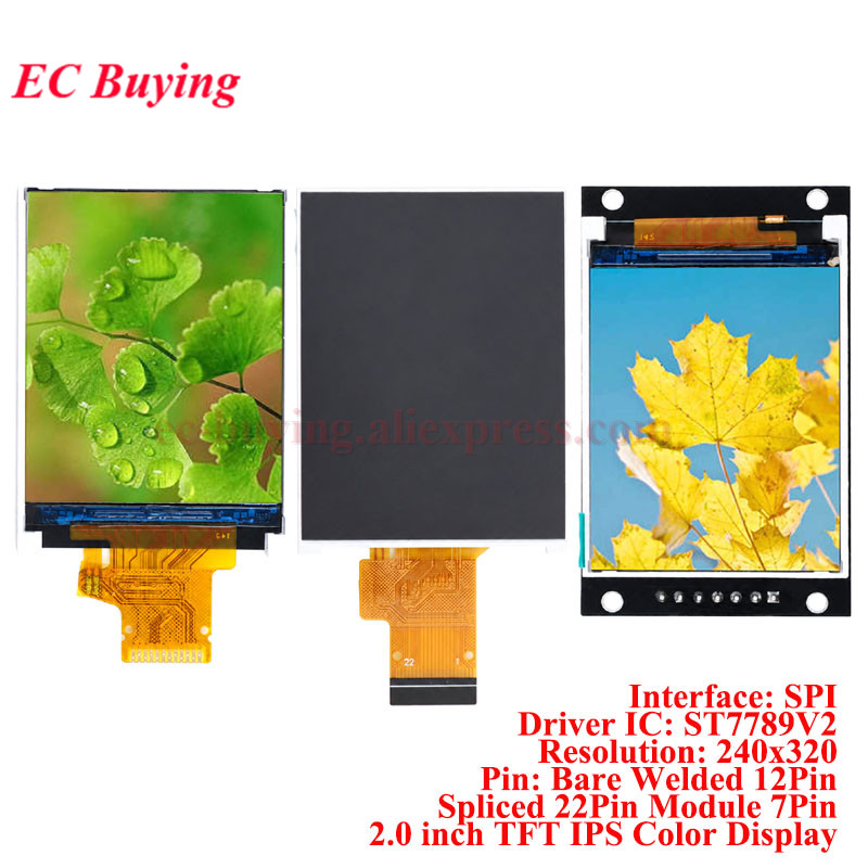 2.0 inch TFT IPS Color LCD Dis - đánh giá và giá Tft Display 2.4