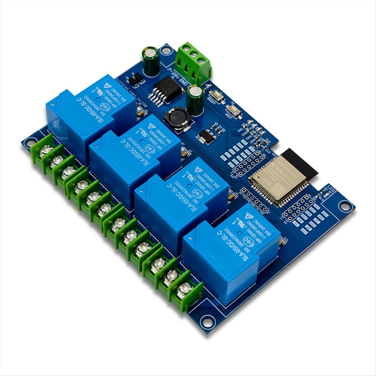HDL 4 Channel Relay Module 30A - đánh giá và giá Relay Module 4 Channel
