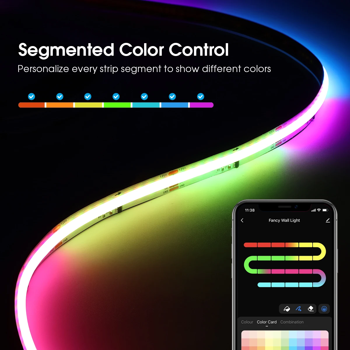 Smart TUYA WS2811 RGB IC Dream - đánh giá và giá Ws2812B Strip 5V