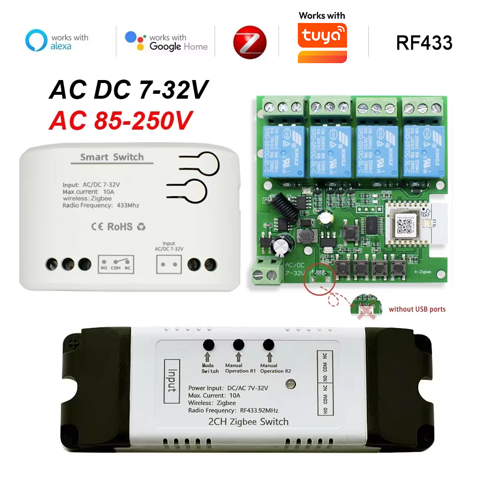 Công tắc Zigbee thông minh tiế - đánh giá và giá Relay Module 1 Channel