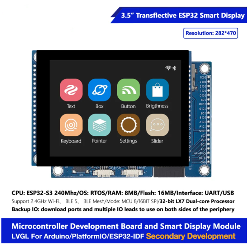 3.5 Inch Transflective TFT LCD - đánh giá và giá Ssd1306