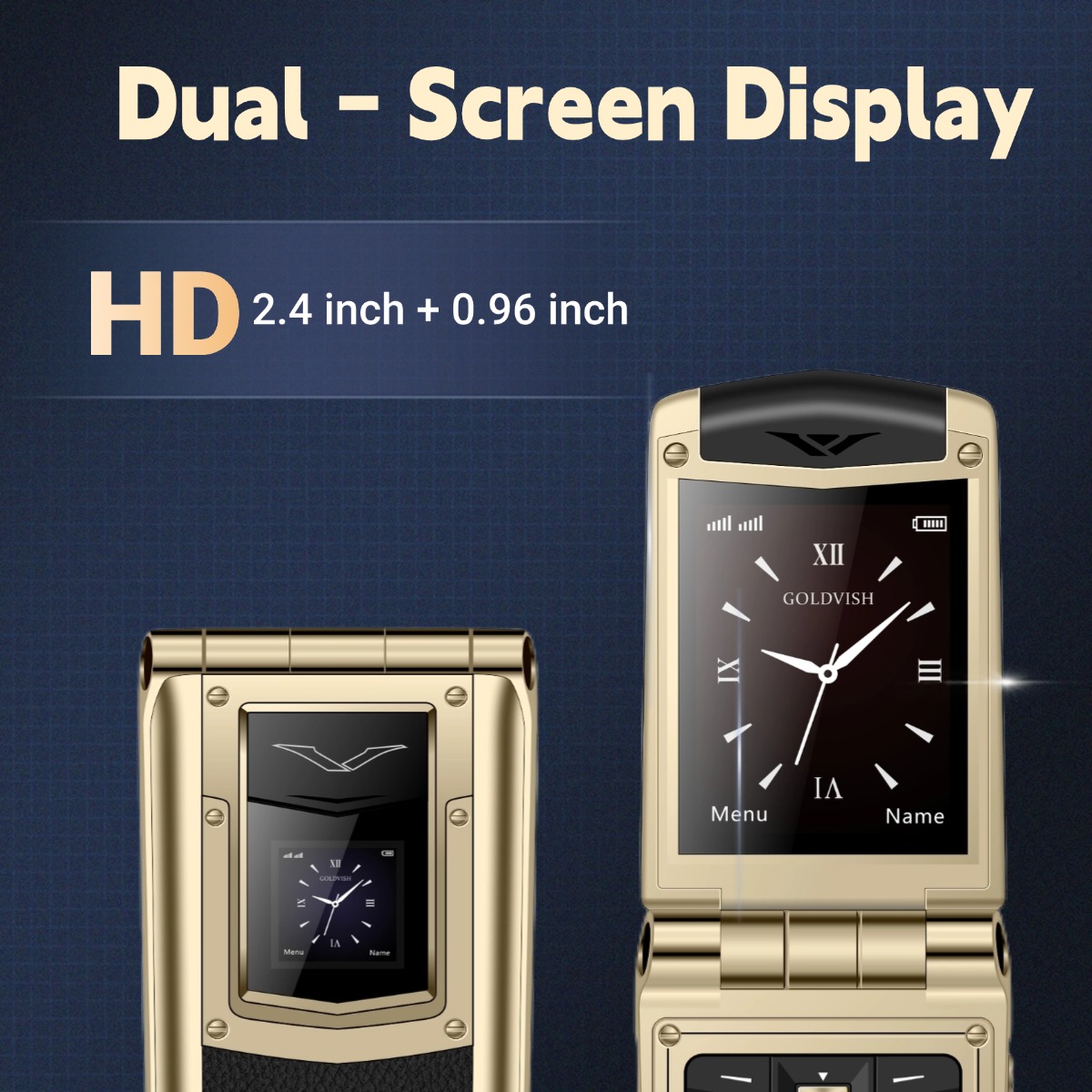 Luxury Metal Flip Phone for Me - đánh giá và giá Tft Display 2.4