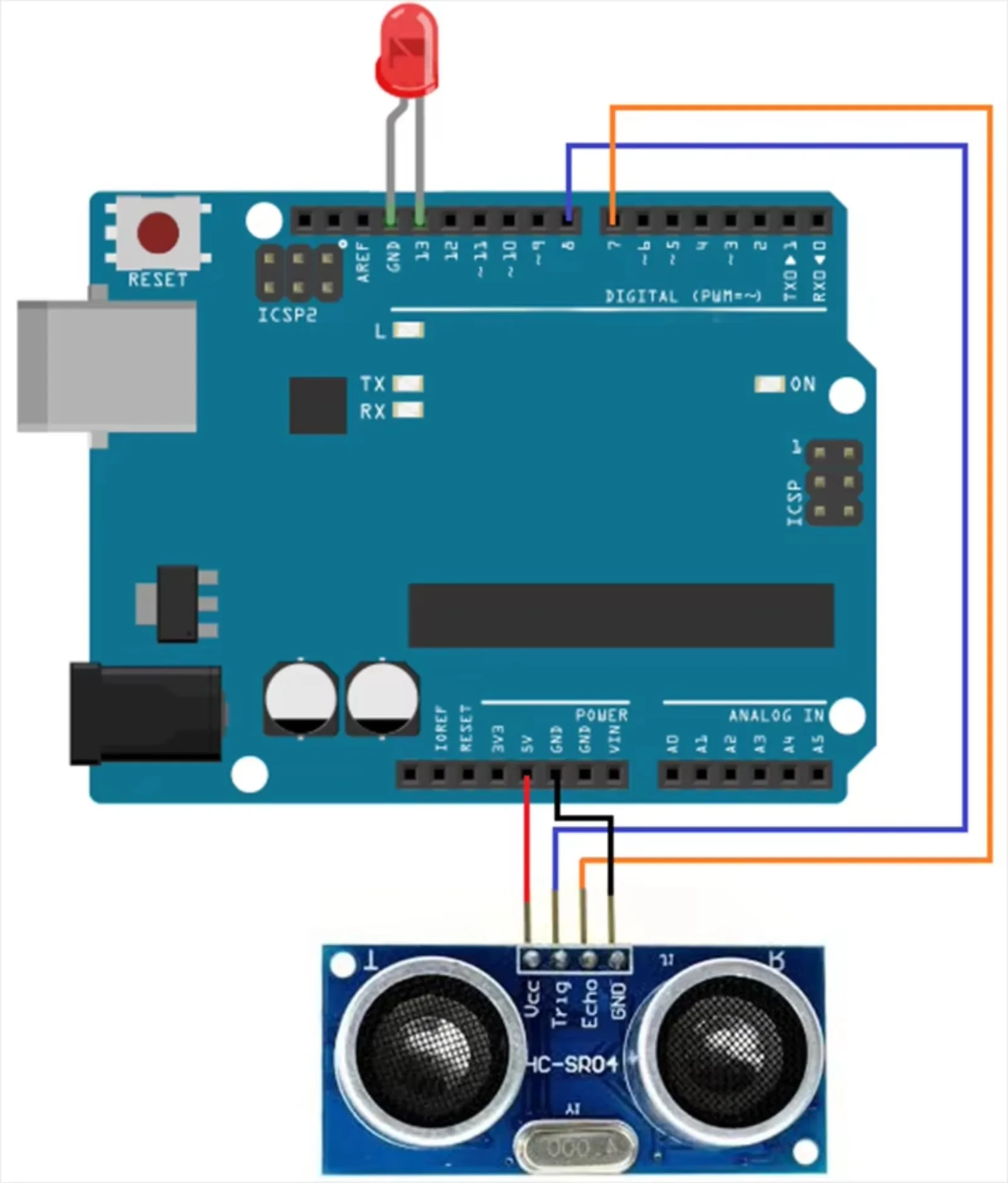 DIYmall HC-SR04 Ultrasonic Sen - đánh giá và giá Ultrasonic Sensor Hc-Sr04